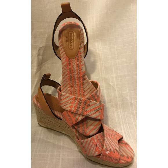 Coach Henley Espadrille Wedges - Picture 2 of 8